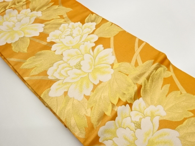 JAPANESE NAGOYA OBI / WOVEN FLOWER